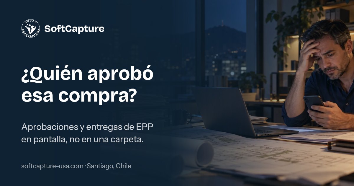 Control de entrega de EPP con huella digital · SoftCapture